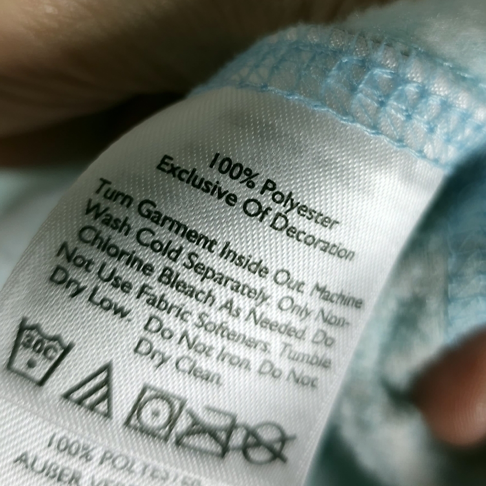 Eddie Bauer Blue Quarter Zip Velour Pullover - Picture 7 of 8